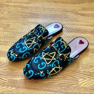 Authentic Gucci Ghost Princetown loafer mule